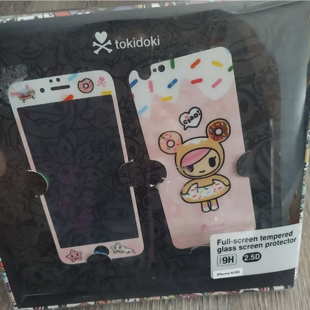 Tokidoki Full Screen Tempered Glass Screen Protector for iPhone 6/6S